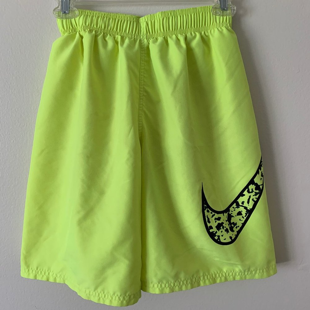 Nike Boy's Neon Yellow Swim Trunks LG